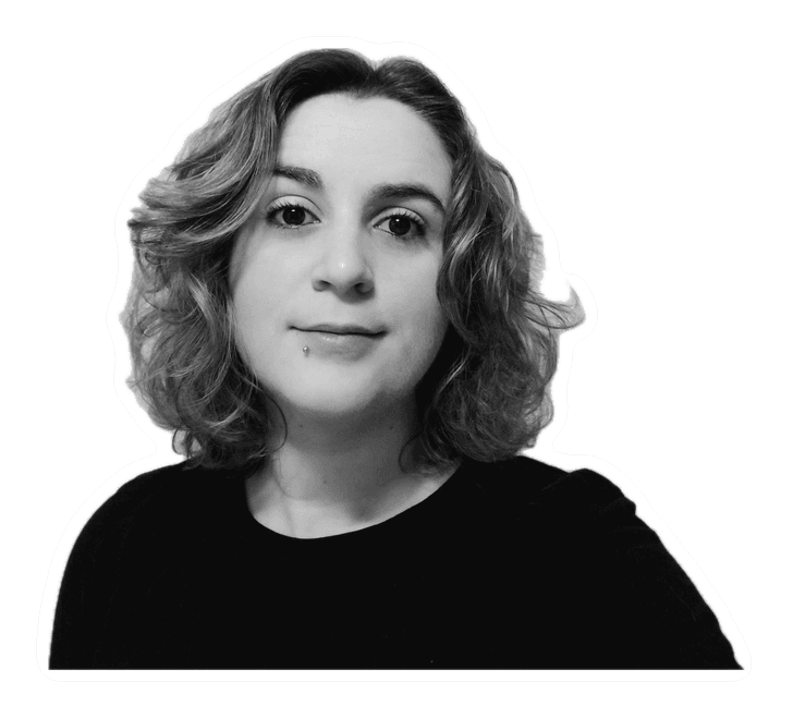 Portrait de Manon en noir et blanc